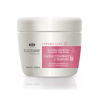 Восстанавл. защитная маска для окрашенных, поврежденных волос Chroma Care Protective Mask Lisap Milano