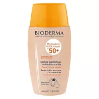 Cолнцезащитный флюид с тоном Фотодерм Photoderm SPF 50+ Bioderma