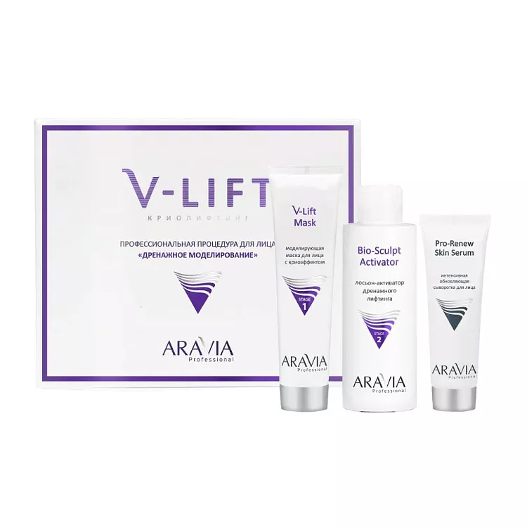 Профессиональная процедура для лица Дренажное моделирование V-Lift