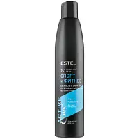 Шампунь-гель для волос и тела Спорт и Фитнес Curex Active Estel