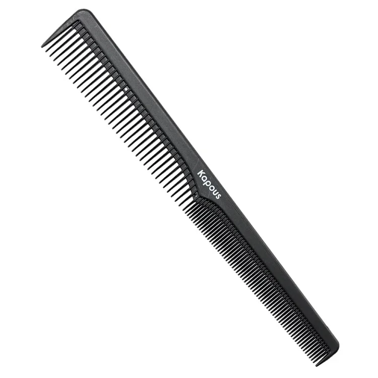 Расческа парикмахерская 183*25 мм Carbon fiber