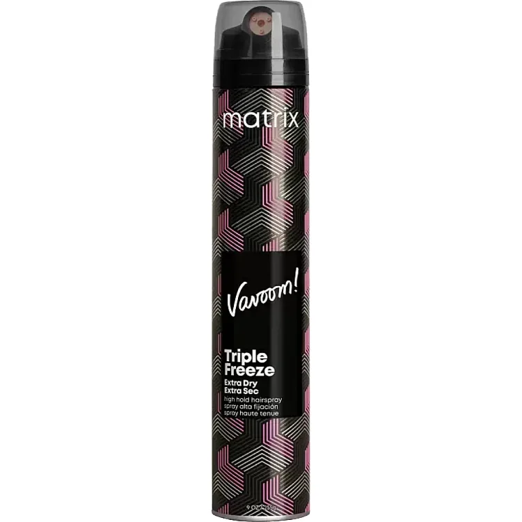 Лак-спрей экстремально сильной фиксации для подвижной укладки Matrix Vavoom Triple Freeze Extra Dry