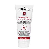 Скраб-эксфолиант с АНА-кислотами и минералами Mineral Hair Exfoliating-Scrub Aravia
