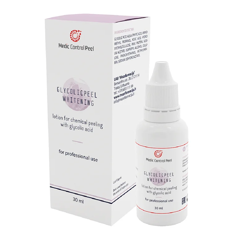 Лосьон-гель для поверхностного химического пилинга Glycolicpeel Whitening