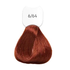 Стойкая крем-краска для волос Kydra Creme (KC00664, 6/64, Blond fonce rouge cuivre, 60 мл, Каштановые/Махагоновые/Красные/Рубиновые оттенки)