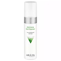 Гель очищающий для жирной и проблемной кожи лица Anti-Acne Gel Cleanser Aravia