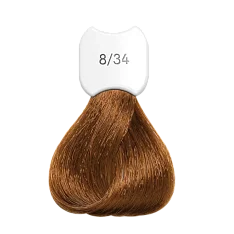 Стойкая крем-краска для волос Kydra Creme (KC00834, 8/34, Blond clair dore cuivre, 60 мл, Золотистые/Медные оттенки)