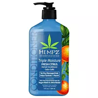 Кондиционер Тройное увлажнение Triple Moisture Whipped Crème Conditioner Hair Mask (500 мл) Hempz