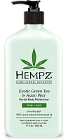 Увлажняющее молочко для тела Зеленый чай и Груша Hempz