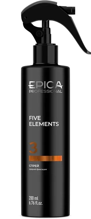 Спрей для волос сильной фиксации с термозащитным комплексом Five Elements