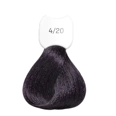 Стойкая крем-краска для волос Kydra Creme (KC00420, 4/20, Chatain violine eclat, 60 мл, Каштановые/Махагоновые/Красные/Рубиновые оттенки)