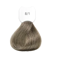 Стойкая крем-краска для волос Kydra Creme (KC00081, 8/1, Blond clair cendre, 60 мл, Натуральные/Опаловые/Пепельные оттенки)