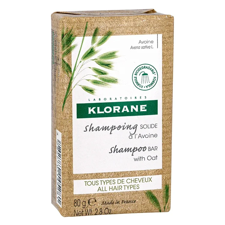 Брусковый шампунь с молочком овса