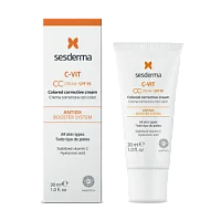Крем корректирующий тон кожи SPF 15 C-Vit Sesderma