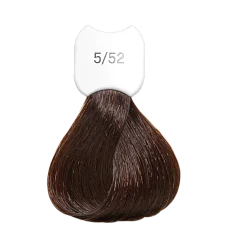 Стойкая крем-краска для волос Kydra Creme (KC00552, 5/52, Chatain clair acajou irise, 60 мл, Каштановые/Махагоновые/Красные/Рубиновые оттенки)