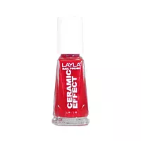 Эмаль с керамическим эффектом Nail Polish Ceramic Effect Layla Cosmetics