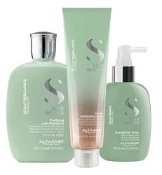 Alfaparf Milano Линия для здоровья кожи головы и волос Semi Di Lino Scalp