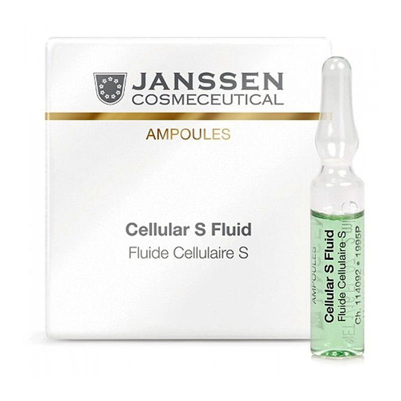 janssen cosmetics ampoules cellular s fluid сыворотка в ампулах для клеточного обновления 7 x 2 мл Сыворотка в ампулах для клеточного обновления Stem Cell Fluid