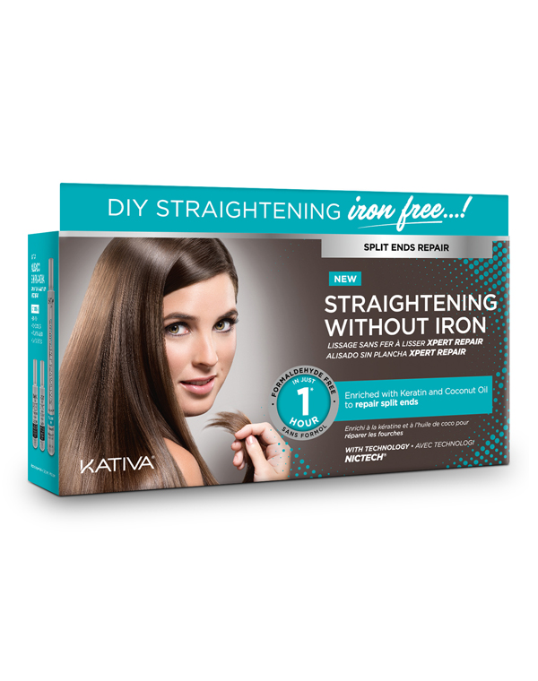 Набор для выпрямления и восстановления волос с секущимися кончиками Iron free