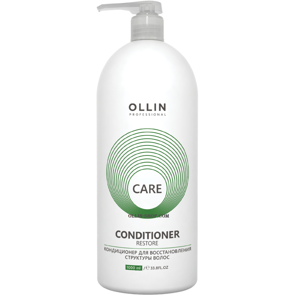 Кондиционер для восстановления структуры волос Restore Conditioner Ollin Care (395195, 1000 мл) 395218 Кондиционер для восстановления структуры волос Restore Conditioner Ollin Care (395195, 1000 мл) - фото 1