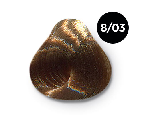 Перманентная крем-краска для волос Ollin Color (770655, 8/03, светло-русый прозрачно-золотистый, 100 мл, Русый)