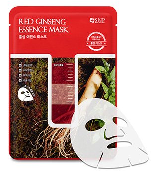 Маска с экстрактом корня красного женьшеня Red Ginseng Essence Mask 