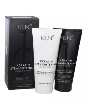 Выпрямляющий нейтрализующий крем Сильный Keratin Straight Pack Strong Keune