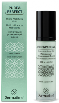 Матирующий увлажняющий флюид Hydro-Mattifying Fluid SPF 10 Dermatime 50 мл