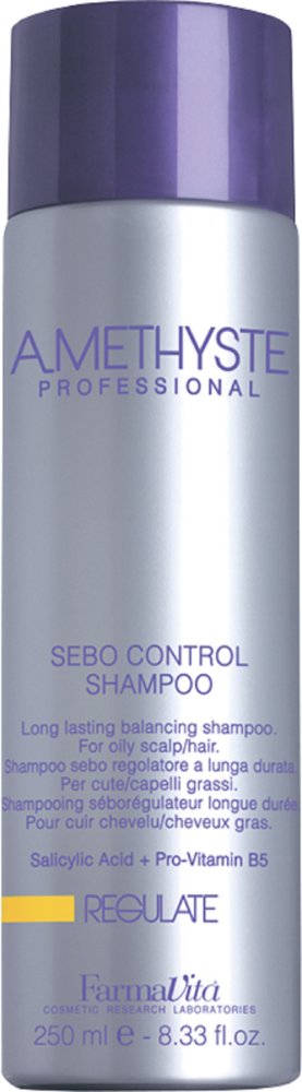 Шампунь для жирной кожи головы Amethyste Regulate Sebo Controll Shampoo