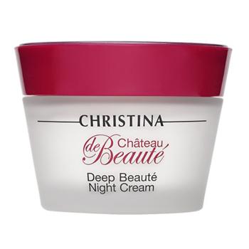 Интенсивный обновляющий ночной крем Chateau de Beaute Deep Beaute Night Cream (Christina)