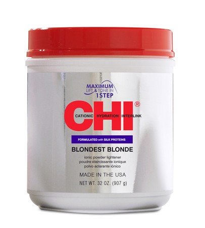 Осветлитель для волос порошкообразный с протеинами шелка CHI Blondest Blonde