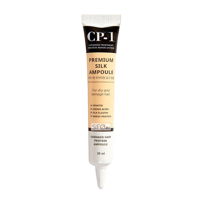 Несмываемая сыворотка для волос с протеинами шелка CP-1 Premium Silk Ampoule (20 мл)