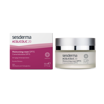Крем увлажняющий с гликолевой кислотой SPF 15 Acglicolic 20 Sesderma