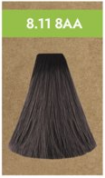 Перманентная краска для волос Permanent color Vegan (48135, 8.11 8AA, насыщенный пепельный светло-русый, 100 мл)