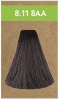 Перманентная краска для волос Permanent color Vegan (48135, 8.11 8AA, насыщенный пепельный светло-русый, 100 мл)
