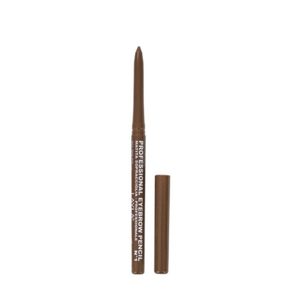 Купить Карандаш для бровей Professional Eyebrow Pencil (1966R16-001, N.1, 1 шт), Layla Cosmetics (Италия)