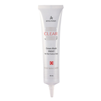 Крем-маска для жирной проблемной кожи Provit Cream Mask Clear (Anna Lotan)