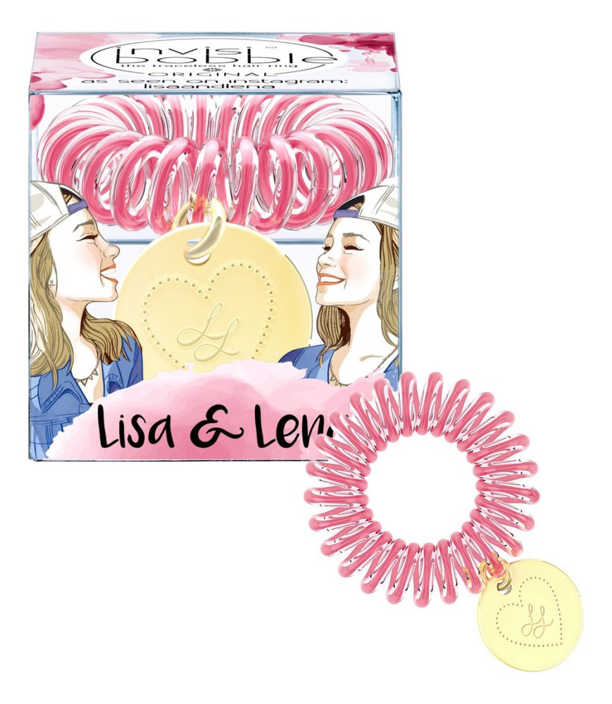 Резинка для волос лилово-розовая Invisibobble Original Lisa & Lena 