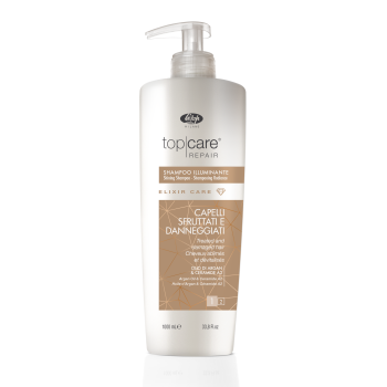Шампунь-эликсир для восстановления и придания сияющего блеска Elixir Care Shampoo Lisap Milano