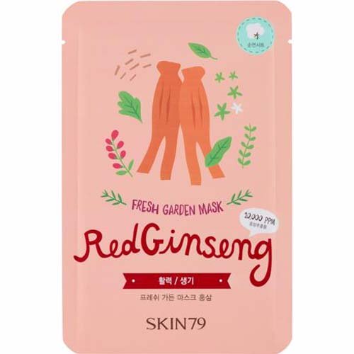 Тканевая маска с красным женьшенем Fresh Garden Mask - Red Ginseng