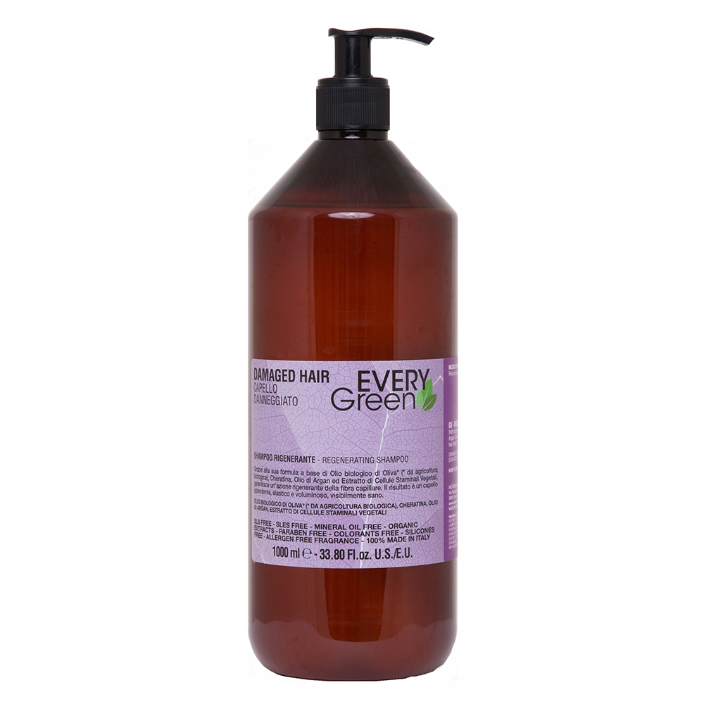 Шампунь для поврежденных волос Damaged hair shampoo rigenerante (5220, 500 мл) шампунь с аминокислотами для поврежденных волос dime professional amino shampoo