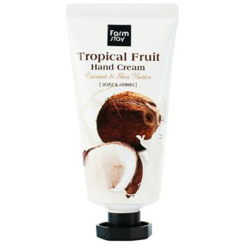 Крем для рук Тропические фрукты с кокосом и маслом ши Tropical Fruit Hand Cream Coconut & Shea Butter (FarmStay)
