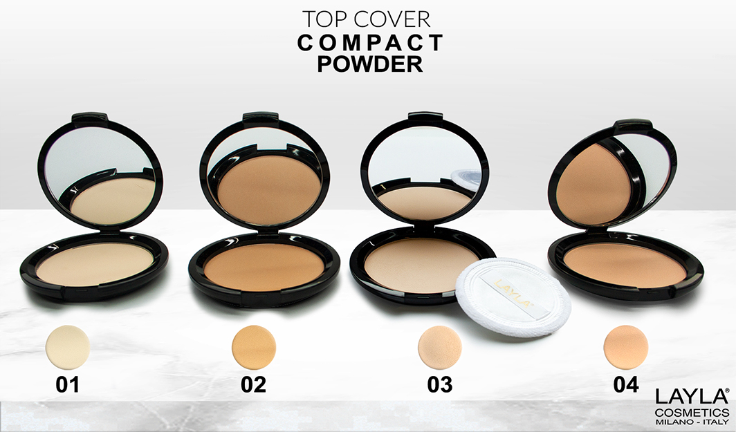 Пудра компактная для лица Top Cover Compact Face Powder