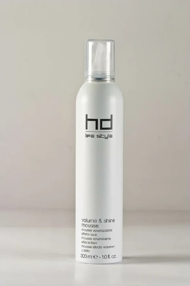 Мусс для придания объема и блеска сильной фиксации Hd Volume & Shine Mousse Мусс для придания объема и блеска сильной фиксации Hd Volume & Shine Mousse