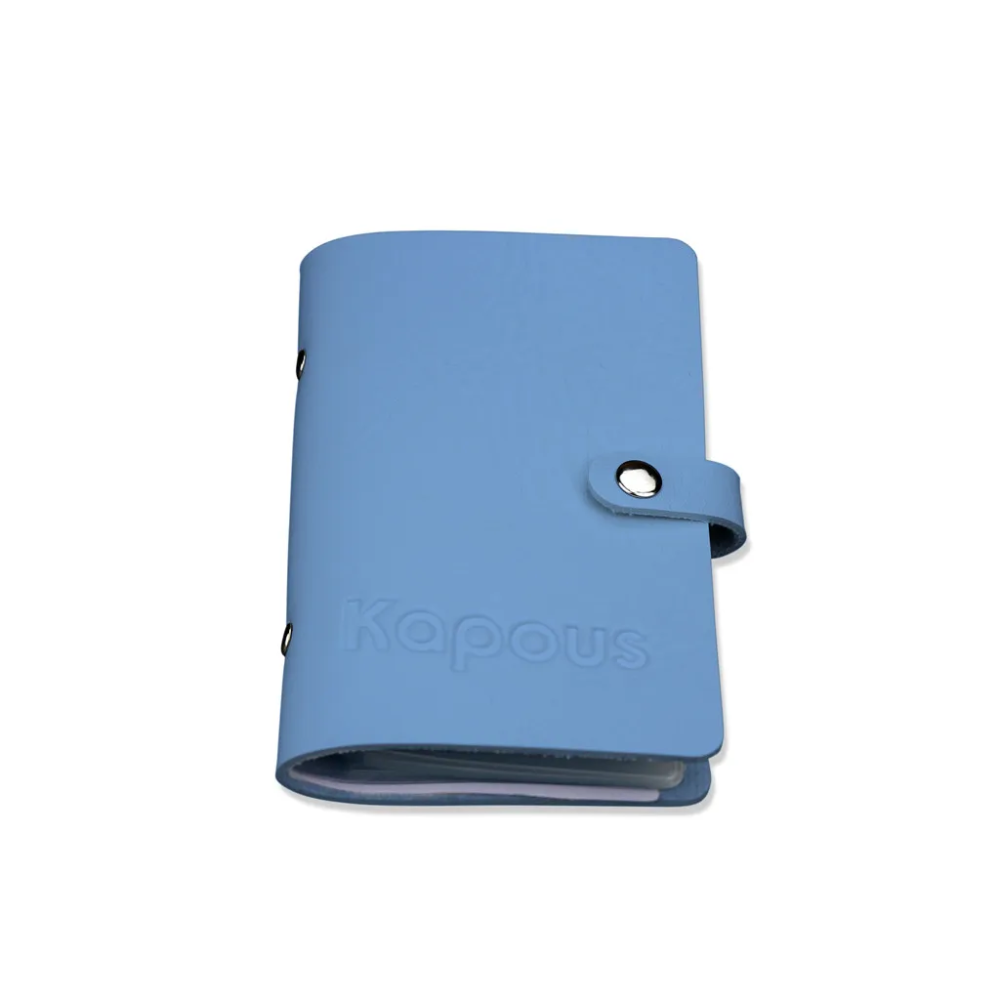 Органайзер для стемпинг пластин на 15 штук голубой Crazy story 302₽