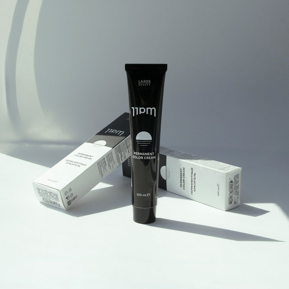 Перманентный безаммиачный краситель Hair Color Ammonia-Free 11PM (810001, 1.0 1N, черный, 100 мл)