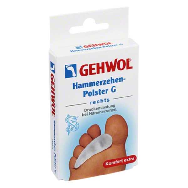 Гель-подушка под пальцы G левая гриппер gehwol подушка под пальцы ног 0 правая 1 шт