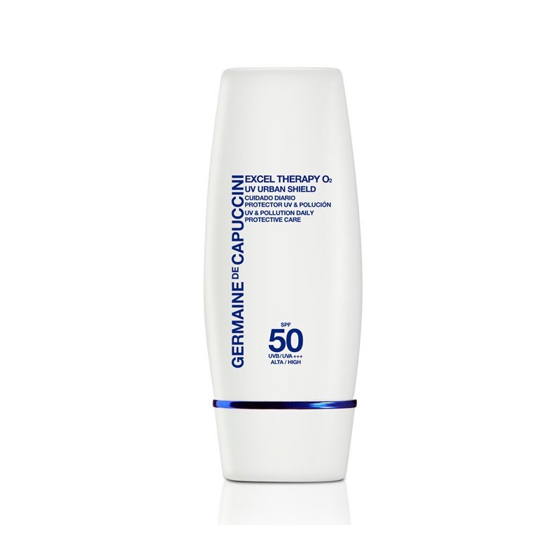 Крем С UV-защитой Excel Therapy O2 UV Urban Shield SP50 smart urban shield cream face cream spf 50 умный крем с защитой от загрязнений спф 50