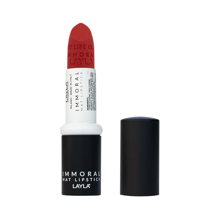 Помада для губ матовая Immoral Mat Lipstick (2248R24-011, N.11, Carnal red, 4 г)