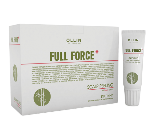 

Пилинг для кожи головы с экстрактом бамбука Ollin Full Force